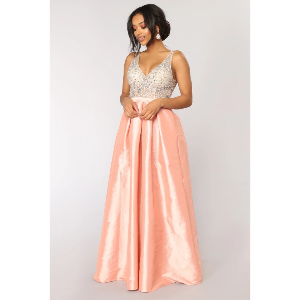 Fashion Nova Regal Beaded Dress